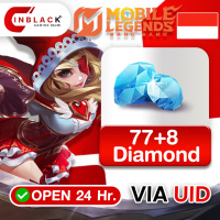 Mobile Legends: Bang Bang (Indonesia) - 85 (77+8) Diamonds Top up UID By Inblackm Open 24 hr.