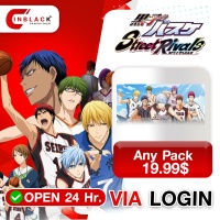 Kuroko's Basketball: SR - Any Pack 19.99$ Top up Via LOGIN BY INBLACKM open 24 hr.