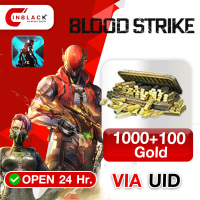 BLOOD STRIKE(GL) - 1000+100 Gold 9.99$ Top up UID by Inblackm open 24 hr.