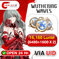 Wuthering Waves - 16160 Lunite (6480+1600 X 2) 199.99$ Top up UID by Inblackm open 24 hr.