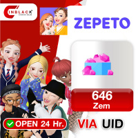 Zepeto (GL) - 646 Zem (323 X 2 Zem ) Top up UID By Inblackm Open 24 hr.