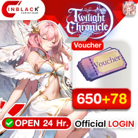 Twilight Chronicle: Idle RPG - 650+78 Voucher 99.99$ Top up Via Official LOGIN By Inblack Open 24 hr.