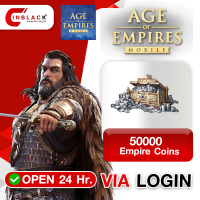 Age of Empires Mobile (GL) - 50000 Empire Coins 99.99$ Top up Via Login By Inblack Open 24 hr.