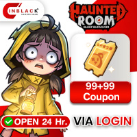 Haunted Room: Sleep Survivor (SEA) - 99+99 Coupon (First Time Limit) 0.99$ Top up Web Shop LOGIN By Inblackm Open 24 hr.