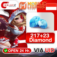 Mobile Legends: Bang Bang (Indonesia) - 217+23 Diamonds Top up UID By Inblackm Open 24 hr.