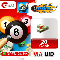 8 Ball Pool (GL) - 20 Cash 1.99$ Top up UID By Inblackm Open 24 hr.