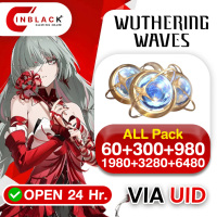 Wuthering Waves - All Pack (60+300+980+1980+3280+6480) Top up UID by Inblackm open 24 hr.