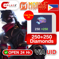 Mobile Legends: Bang Bang (Philippines) - 250 + 250 (Limit 1 time / ID) Top up UID By inblack Open 24 hr.