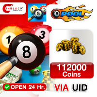 8 Ball Pool (GL) - 112000 Coins 6.99$ Top up UID By Inblackm Open 24 hr.
