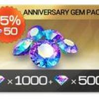 Racing Master SEA Top Up Anniversary Gem Pack (1000+500), only need User ID