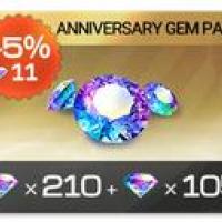 Racing Master SEA Top Up Anniversary Gem Pack (210+105), only need User ID
