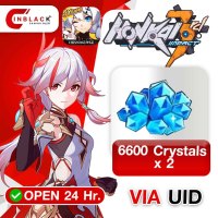 Honkai Impact 3 ASIA - (6600 Crystals) x 2 via UID by Inblackm open 24 hr