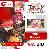Ragnarok: Midgard Senki - 100 Diamond 0.99$ Top up UID By Inblackm Open 24 hr.