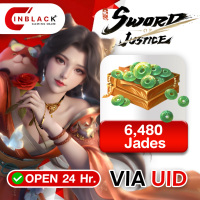 Sword of Justice (SEA) - 6480 Jades  + Bonus  99.99$  Top up UID By Inblackm Open 24 hr.