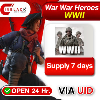 War War Heroes (VVVVH WW II)  - Supply 7 days (700 gold) Top up UID by Inblackm Open 24 hr.