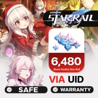Honkai: Star Rail - 8,080 (6480+1600 Bonus) Oneiric Shards Top up Via LOGIN BY INBLACKM  open 24 hr.
