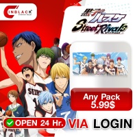 Kuroko's Basketball: SR - Any Pack 5.99$ Top up Via LOGIN BY INBLACKM open 24 hr.