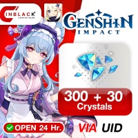Genshin Impact (TH) - 300 + 30 Crystal Top up UID By Inblackm Open 24 hr.