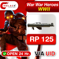 War War Heroes (VVVVH WW II)  - RP 125 Top up UID By Inblackm open 24 hr.