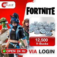 Fortnite (GL) - 12500 V - Bucks Top up Via LOGIN By Inblackm Open 24 hr.
