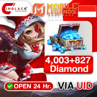 Mobile Legends: Bang Bang (Indonesia) - 4830 (4003+827) Diamonds Top up UID By Inblackm Open 24 hr.
