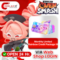 CookieRun OvenSmash (SEA) - Monthly Limited Rainbow Credit Package III Top up Web Shop LOGIN By Inblackm Open 24 hr.