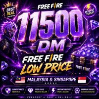 Free Fire 11500 Diamond (MY✅,SG✅, PH✅,EUR✅, CAMBODIA✅)