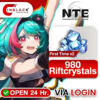 Neverness to Everness - NTE - 980 Riftcrystals ( First Time X 2 ) 14.99$ Top up Via LOGIN By Inblackm Open 24 hr.