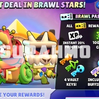 Brawl Stars - Brawl Pass Plus (LOGIN METHOD) **Need Email & Verification Code to login**