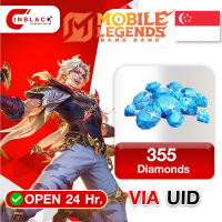 Mobile Legends: Bang Bang (Singapore) -  355 Diamonds Top up UID By Inblackm Open 24 hr.