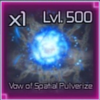 Vow of  Spatial Pulverize | Gojo Vow ( Roblox) - Jujutsu Infinite