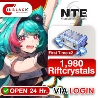 Neverness to Everness - NTE - 1980 Riftcrystals ( First Time X 2 ) 29.99$ Top up Via LOGIN By Inblackm Open 24 hr.