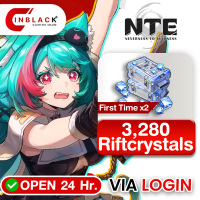 Neverness to Everness - NTE - 3280 Riftcrystals ( First Time X 2 ) 49.99$ Top up Via LOGIN By Inblackm Open 24 hr.
