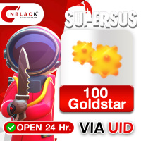 Super Sus - 100 Goldstar Top up UID By Inblackm Open 24 hr.