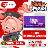 CookieRun OvenSmash (SEA) - 8500 Rainbow Credits Top up Web Shop LOGIN By Inblackm Open 24 hr.