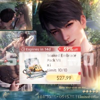 Love and Deepspace - Soaked Embrace Pack VII $28 (LOGIN METHOD) **Need Account & Password to login**