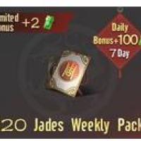 Infinite Borders Top Up 120 Jade Weekly Card Pack, only need User ID (Support Global Server only)