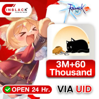 Ragnarok M: Classic (SEA) - 3 M + 60 Thousand 4.99$ Top up UID By Inblack Open 24 hr.