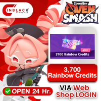 CookieRun OvenSmash (SEA) - 3700 Rainbow Credits Top up Web Shop LOGIN By Inblackm Open 24 hr.