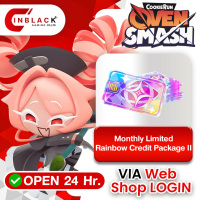 CookieRun OvenSmash (SEA) - Monthly Limited Rainbow Credit Package II Top up Web Shop LOGIN By Inblackm Open 24 hr.