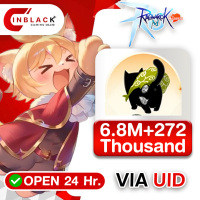 Ragnarok M: Classic (SEA) - 6.8 M + 272 Thousand 9.99$ Top up UID By Inblack Open 24 hr.