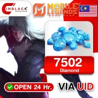 Mobile Legends: Bang Bang (Malaysia) - 7502 Diamond Top up UID By Inblackm Open 24 hr.