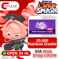 CookieRun OvenSmash (SEA) - 20800 Rainbow Credits Top up Web Shop LOGIN By Inblackm Open 24 hr.