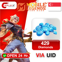 Mobile Legends: Bang Bang (Singapore) -  429 Diamonds Top up UID By Inblackm Open 24 hr.