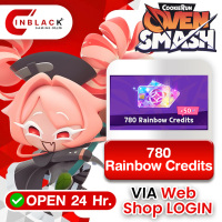 CookieRun OvenSmash (SEA) - 780 Rainbow Credits Top up Web Shop LOGIN By Inblackm Open 24 hr.