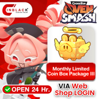 CookieRun OvenSmash (SEA) - Monthly Limited Coin Box Package III Top up Web Shop LOGIN By Inblackm Open 24 hr.