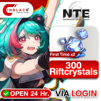 Neverness to Everness - NTE - 300 Riftcrystals ( First Time X 2 ) 4.99$ Top up Via LOGIN By Inblackm Open 24 hr.