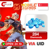 Mobile Legends: Bang Bang (Singapore) -  284 Diamonds Top up UID By Inblackm Open 24 hr.