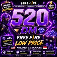 FreeFire 520 Diamond (MY✅,SG✅, PH✅,EUR✅, CAMBODIA✅)