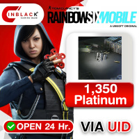 Rainbow Six Mobile (GL) - 1350 Platinum 19.99$ Top up UID By Inblackm Open 24 hr.